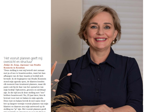 Studio Kosmein in vakblad Esthe